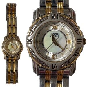 Anne Klein Gold and Silver Women's Watch